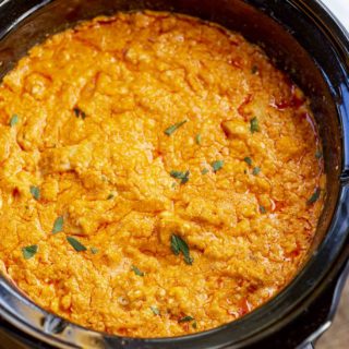 Crockpot Buffalo Chicken Dip